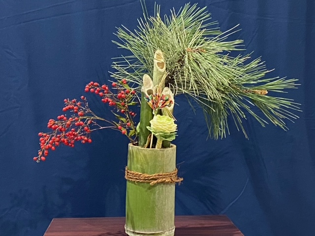 素敵な手作り門松！｜鳥取市総合福祉センター