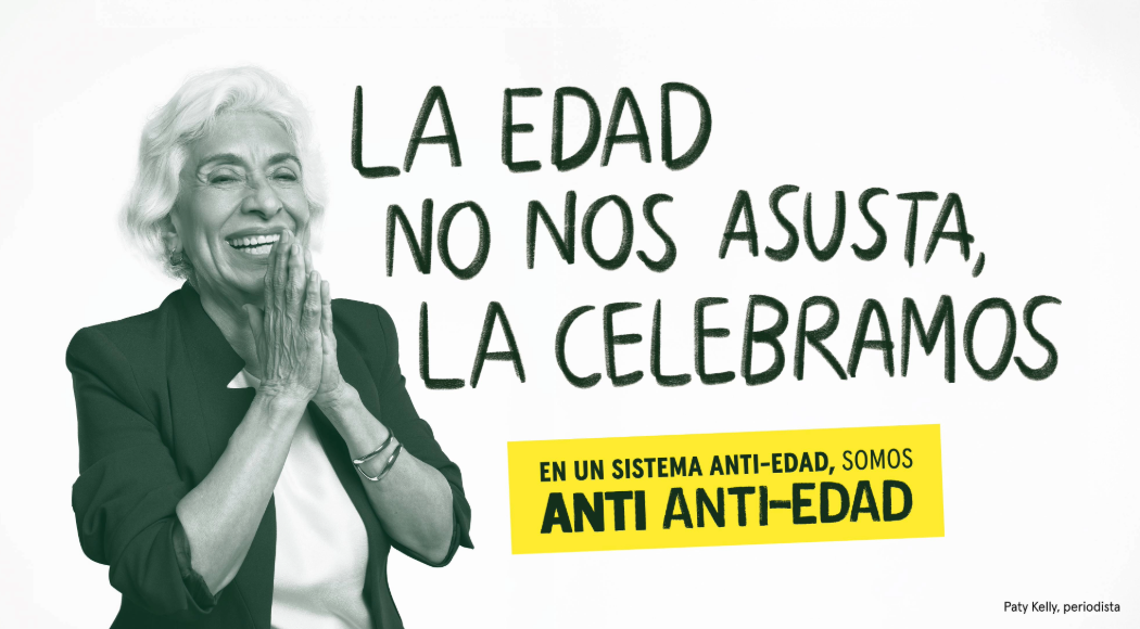 Paty Kelly campaña anti anti-edad koltin
