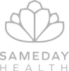Sameday health logo in grey