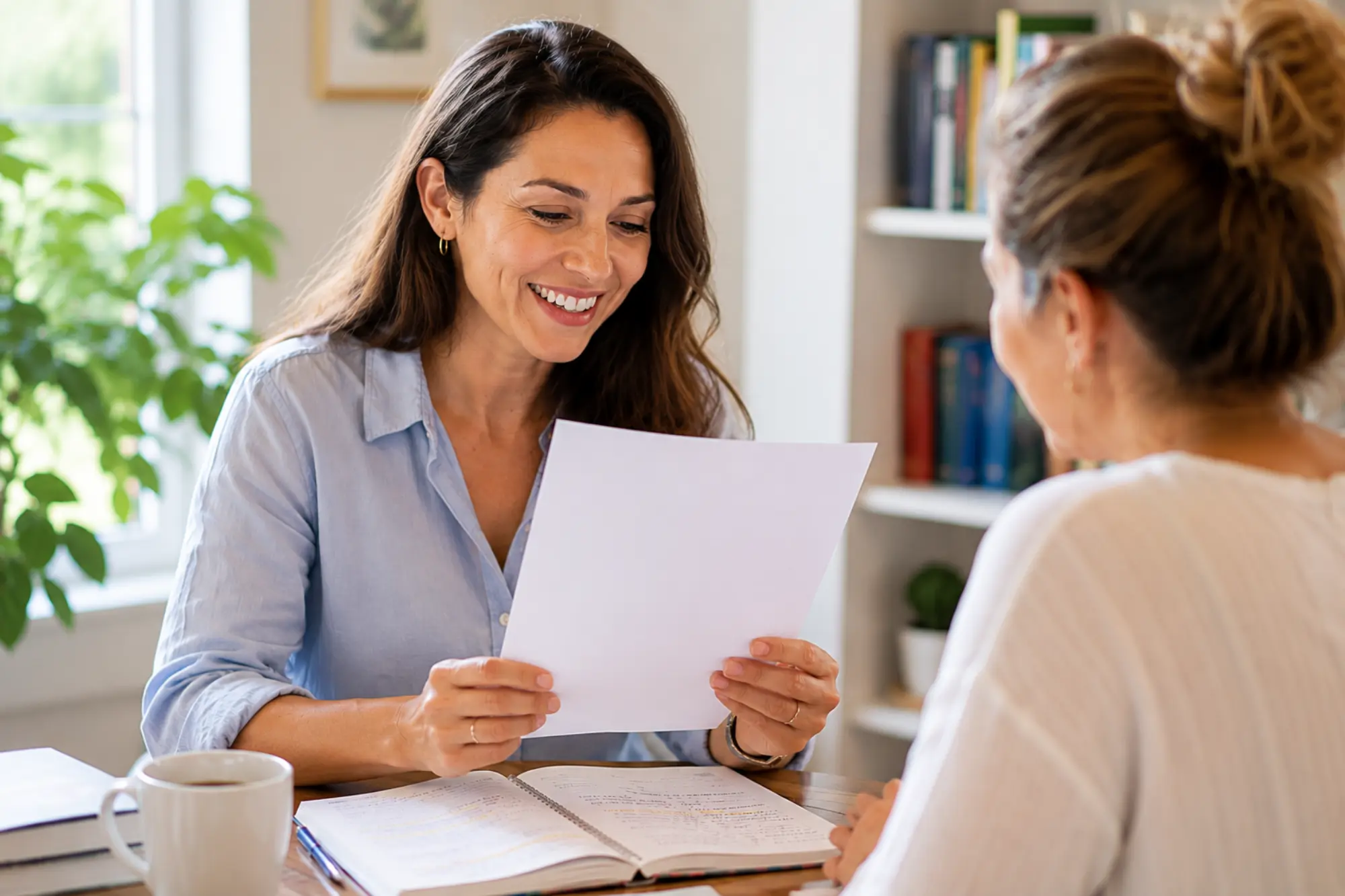 Adult learner participating in a private language immersion lesson, receiving customized guidance and practice designed around personal learning needs and real-world communication goals.