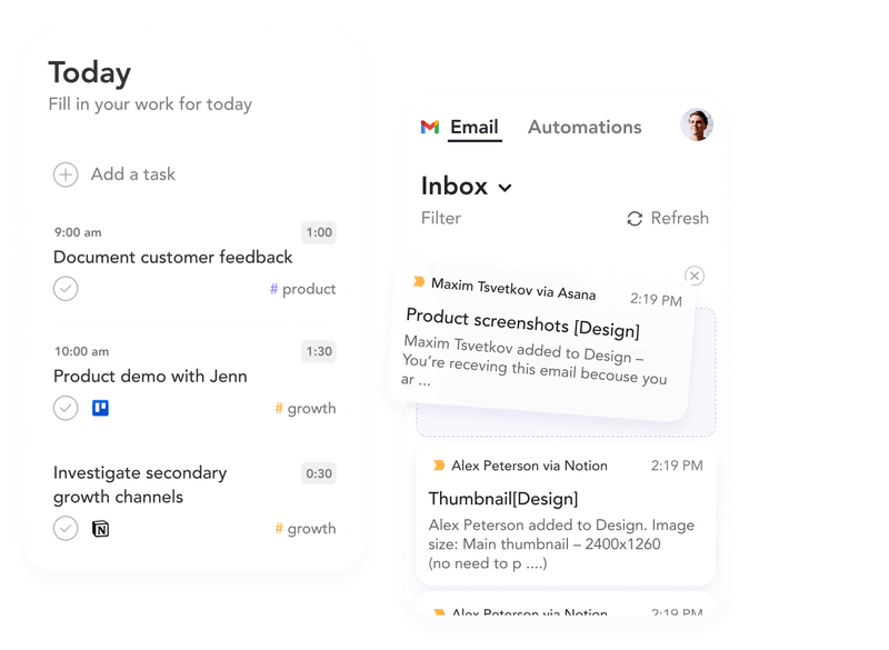Mail For Today Task Daily Planning