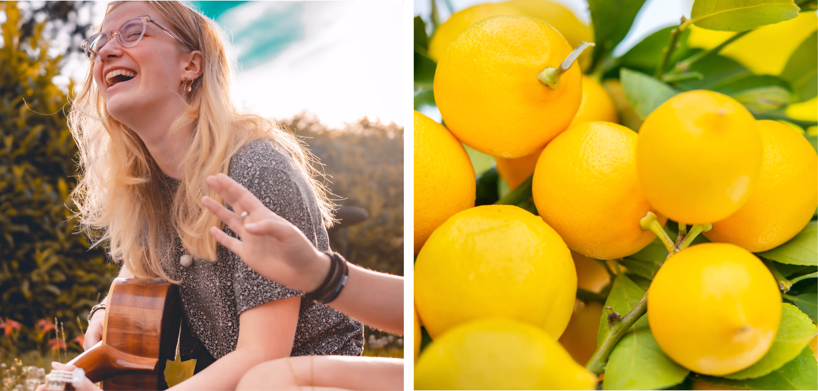 Artizen Iced Tea lifestyle photography featuring target audience and fresh lemon ingredients."