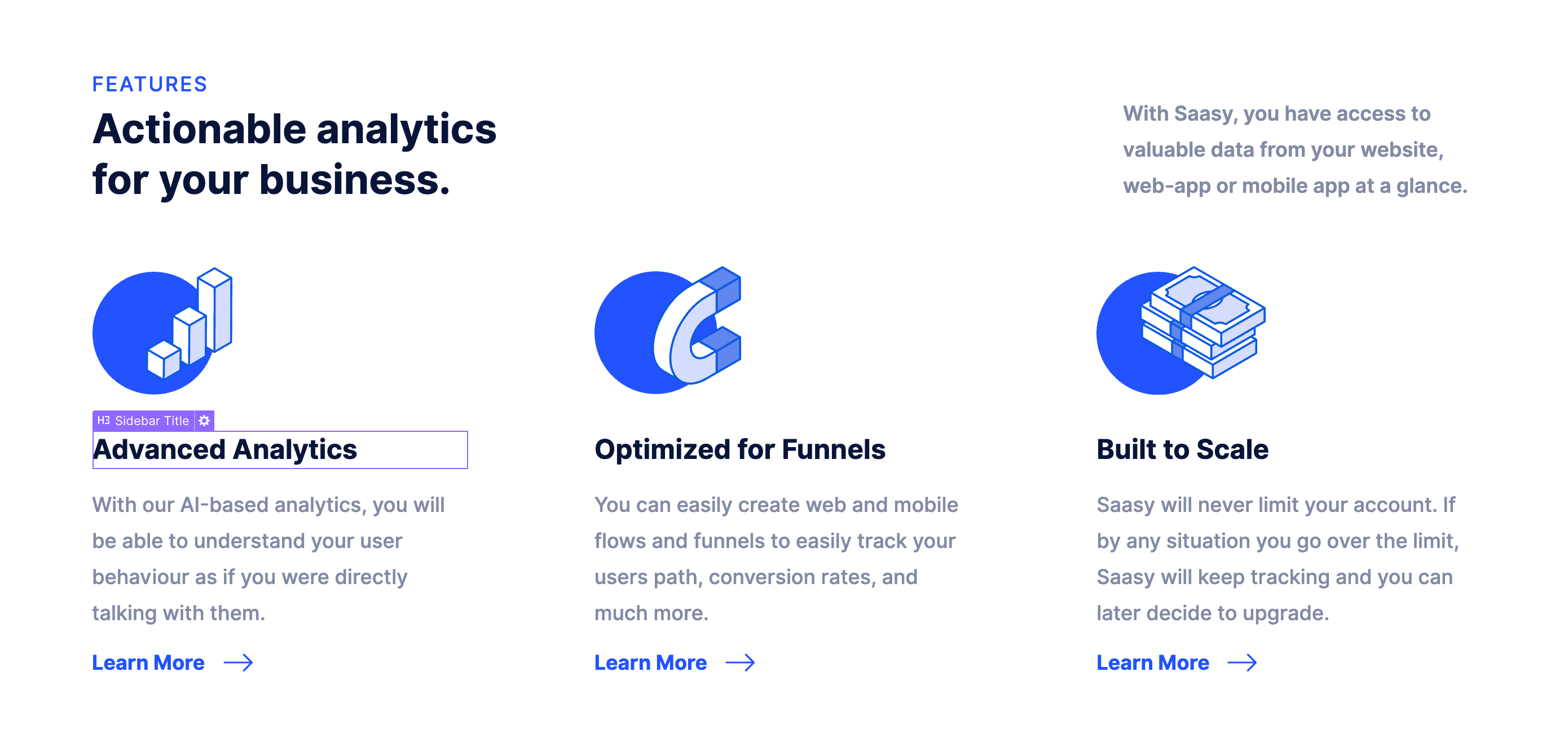 CMS | Saasy Webflow Template