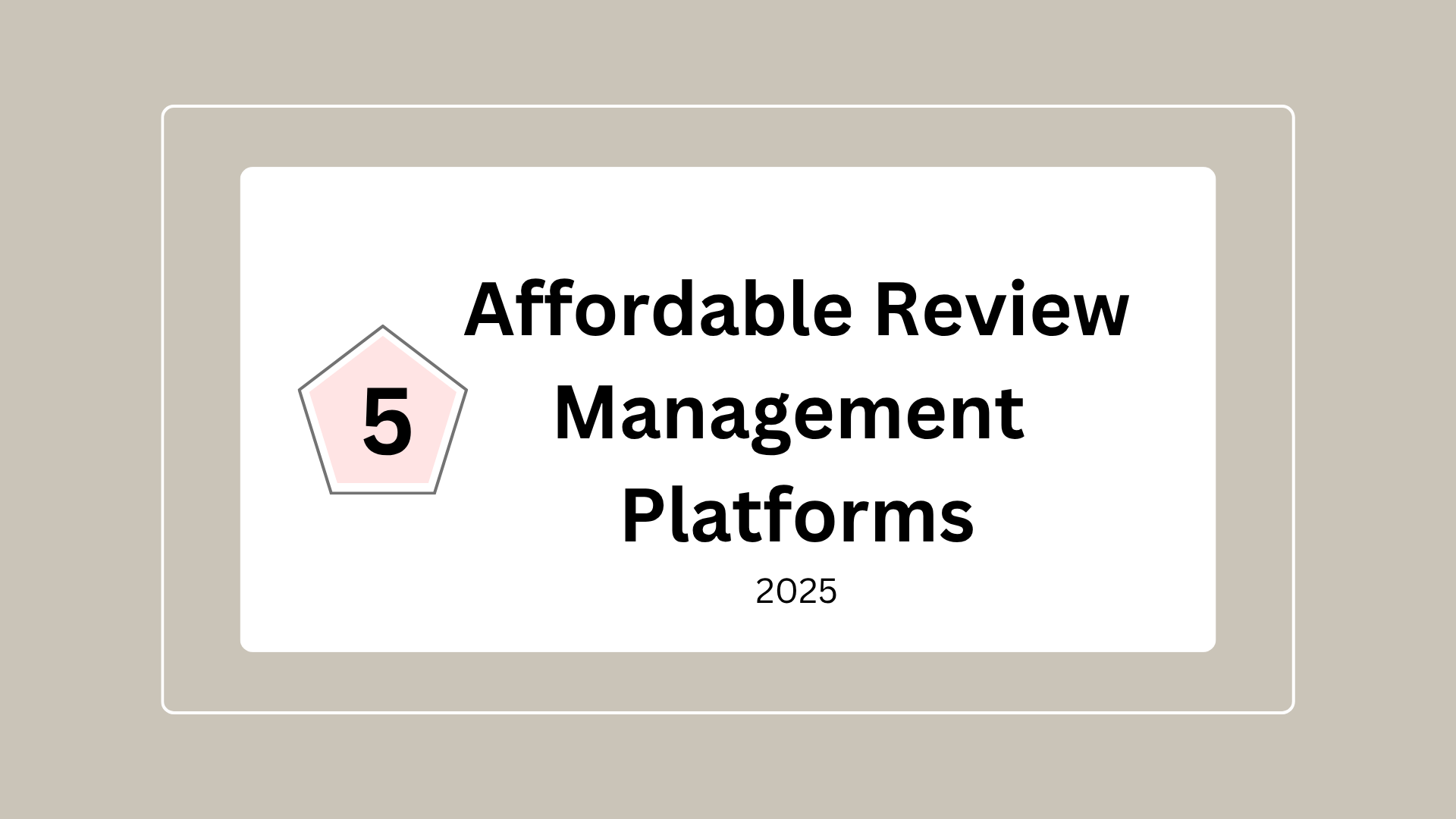5 affordable review management software tools