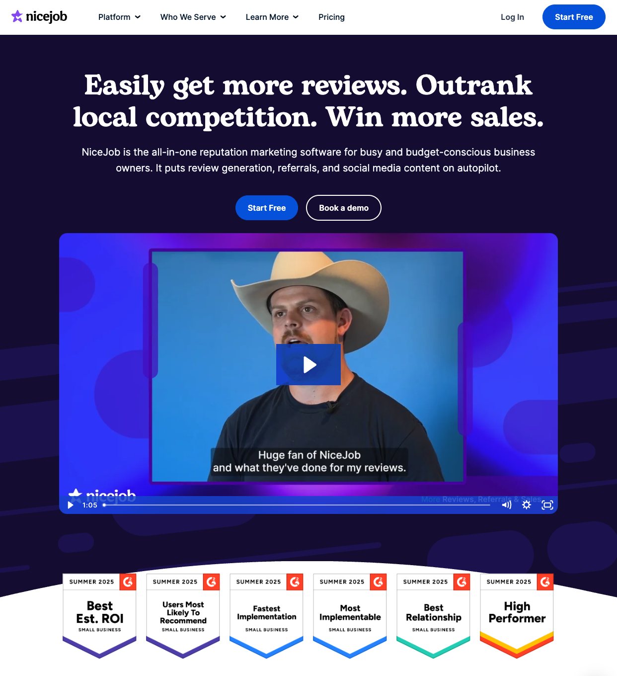 nicejob reviews homepage