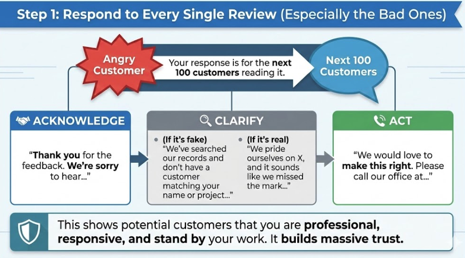 how to respond to reviews