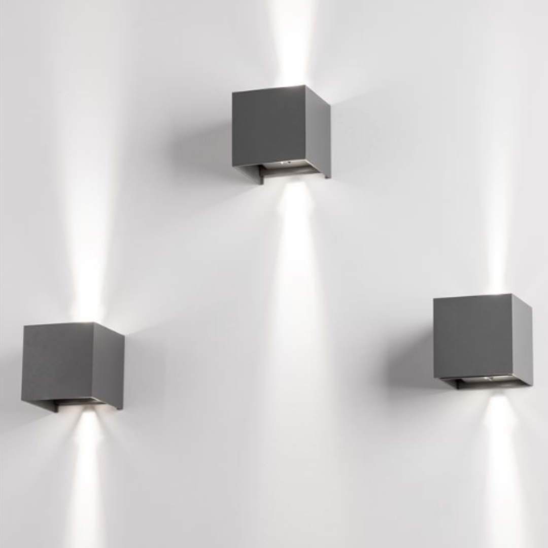 Zidna lampa Como LED antracit