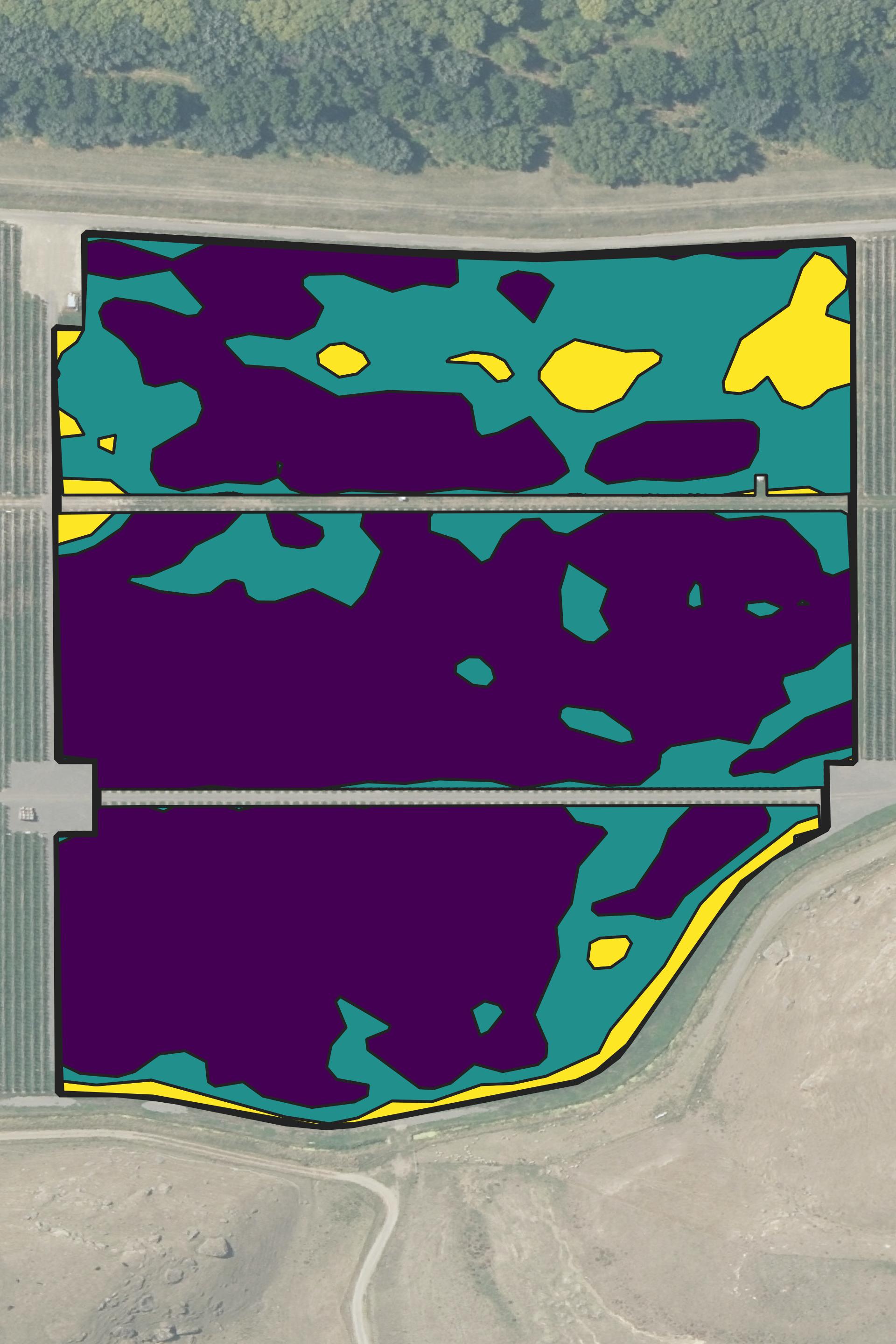 Example of a Fruition prescription map derived from a Green Atlas Scan.