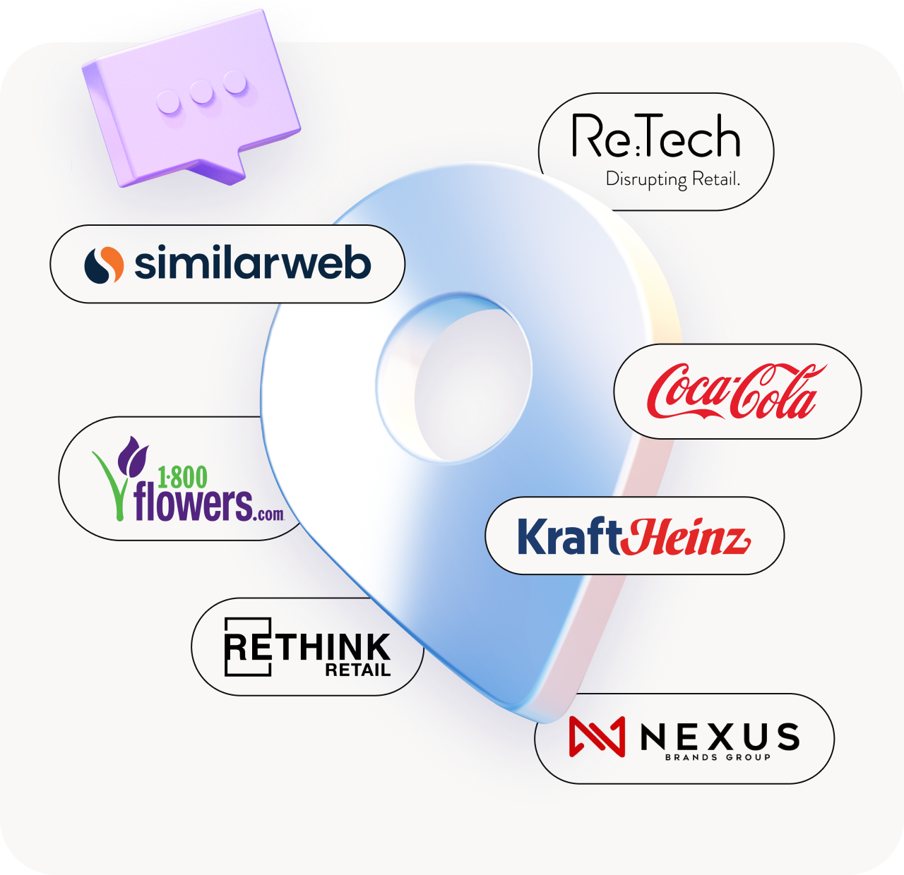 decorative image showing companies logos