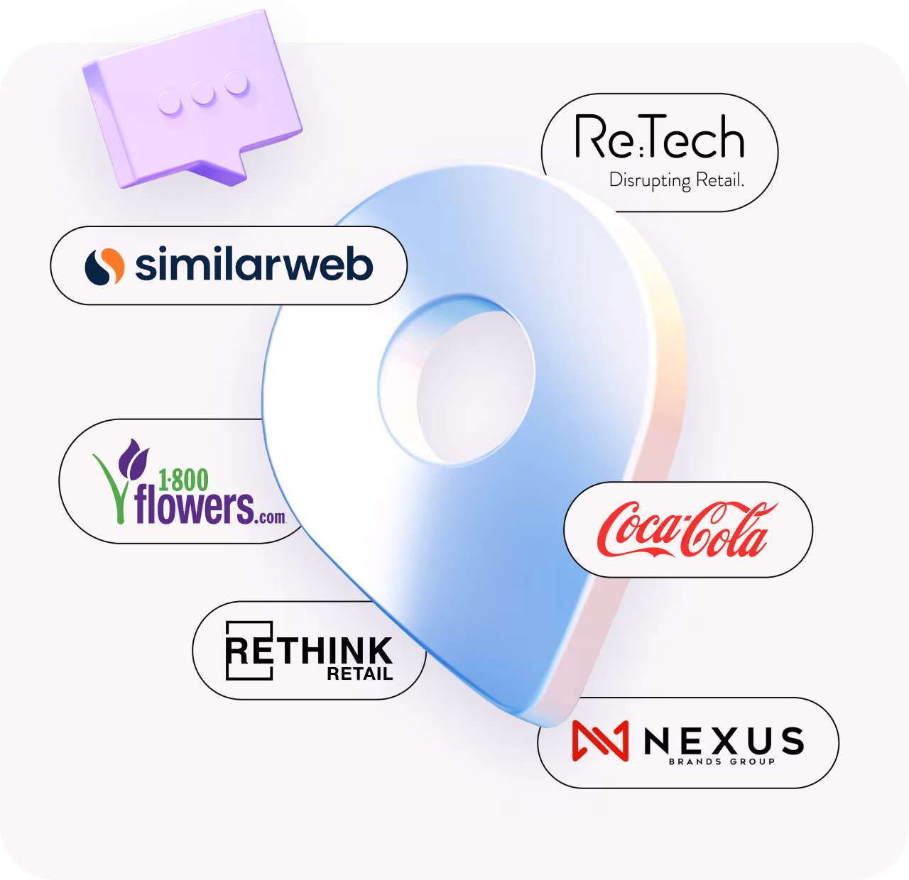 decorative image showing companies logos
