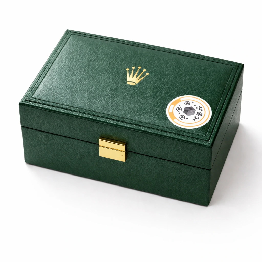 Watch box with cypheme tag