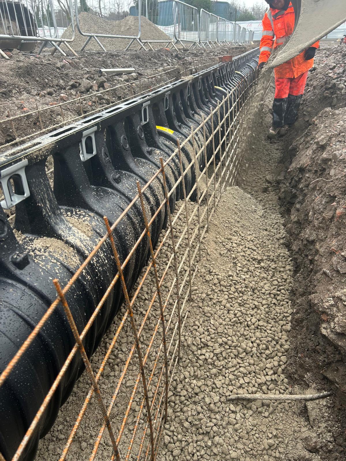 Excavations and Site preparation for pipework and major uk groundworks