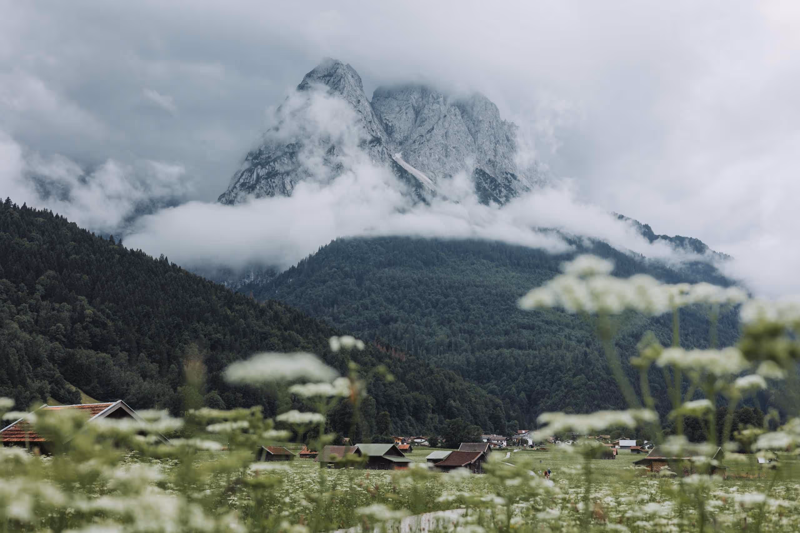 Bikepacking in de bergen bij de Zugspitze