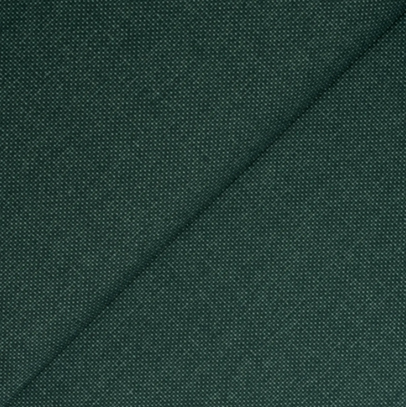 Linnen kleurstaal Dennengroen, diep donkergroen, voor de cover van het fotoalbum