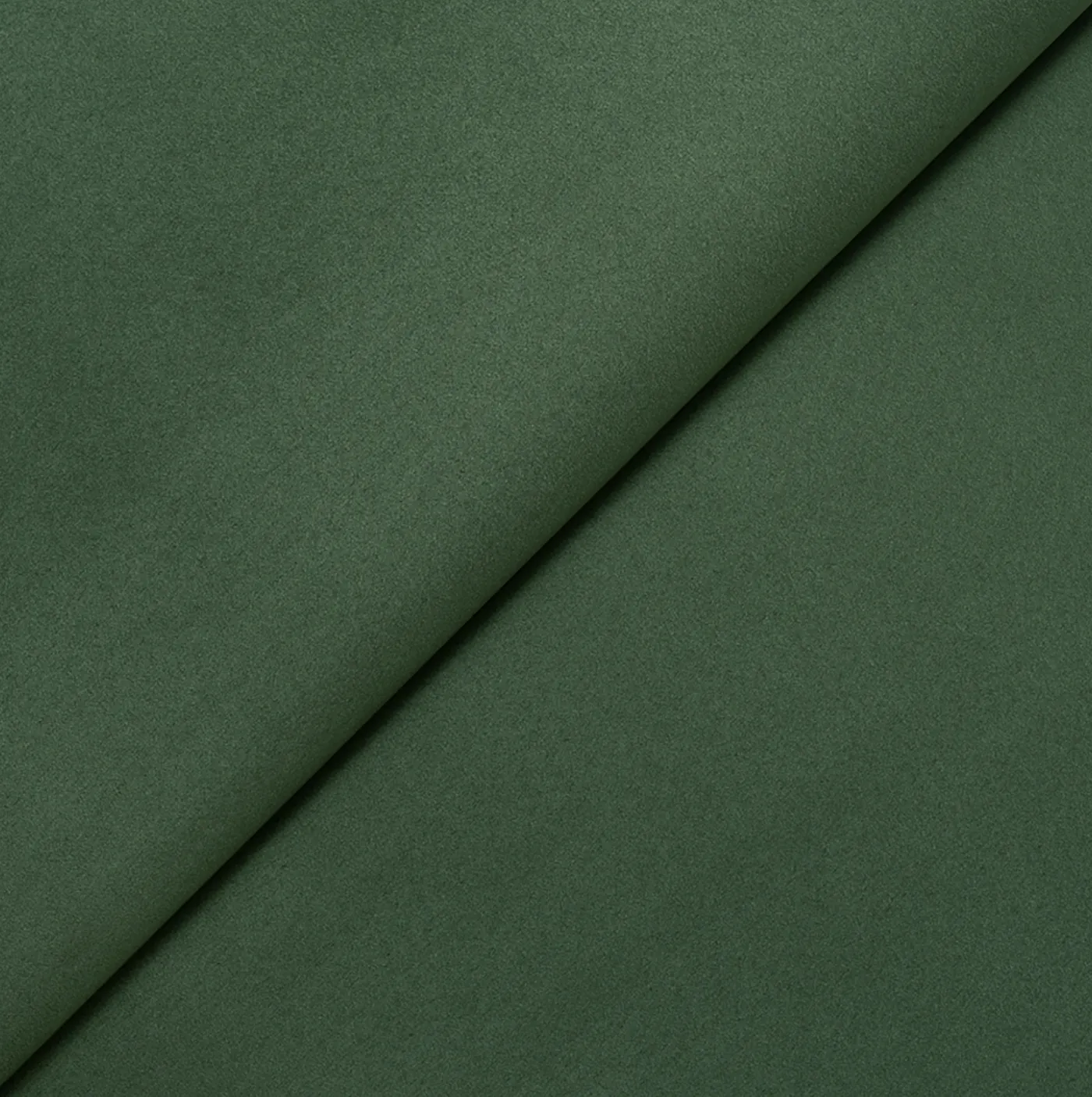Nubuk kleurstaal Woudgroen, diep bosgroen, voor de cover van het fotoalbum