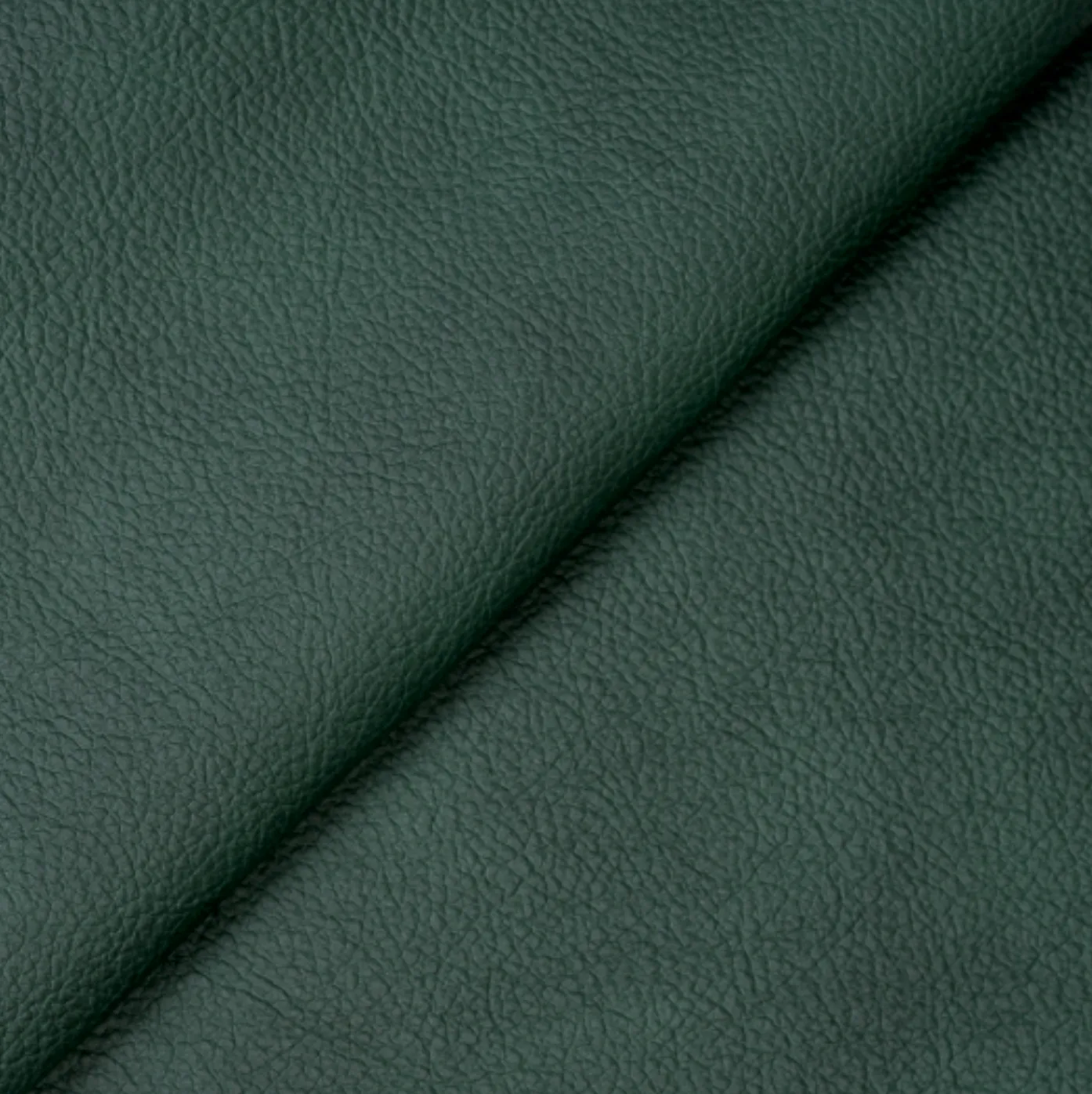 Leren kleurstaal Sparrengroen, donker groen leer, voor de cover van het fotoalbum