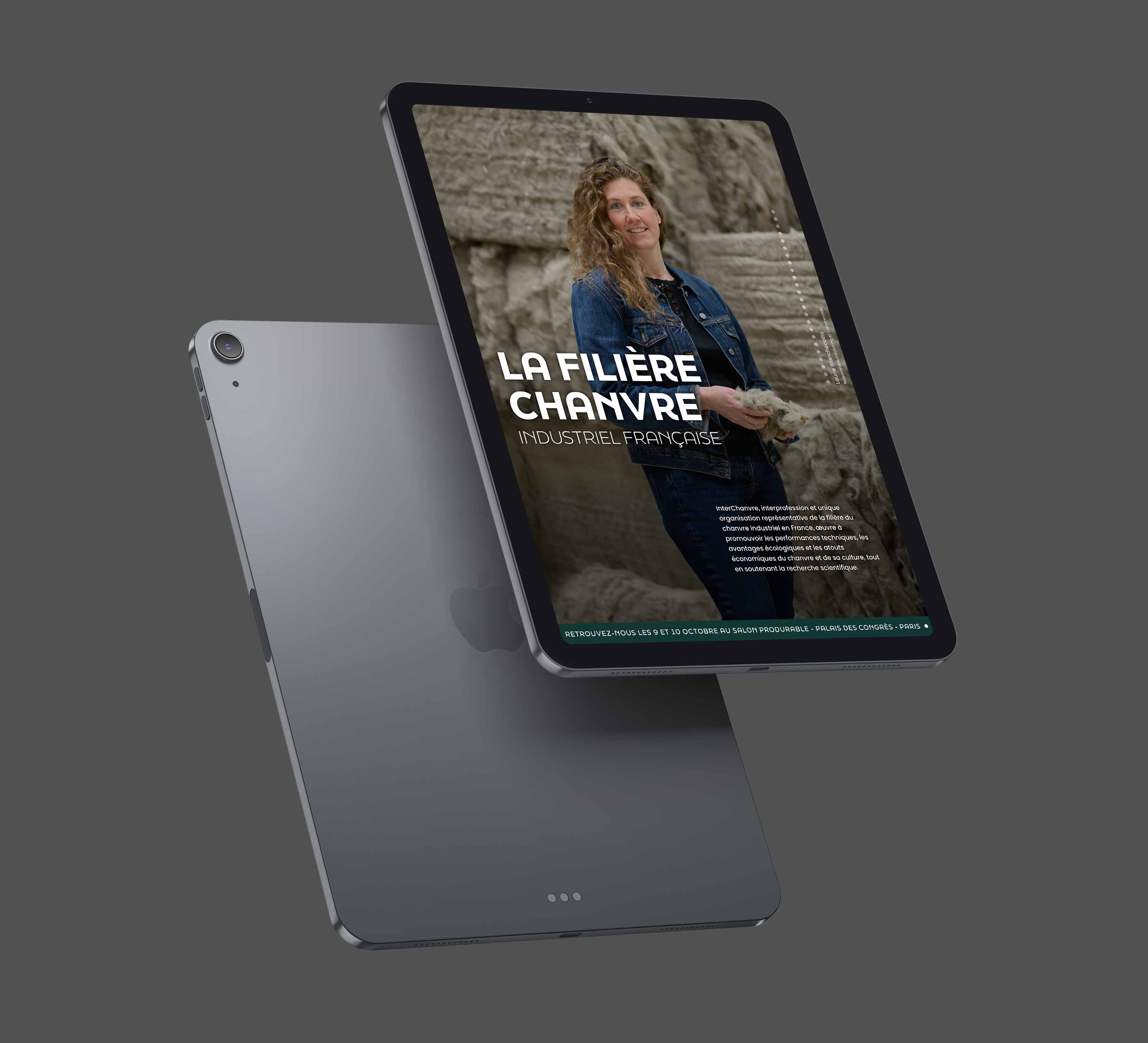 Portraits de la filière chanvre présentés sur tablettes