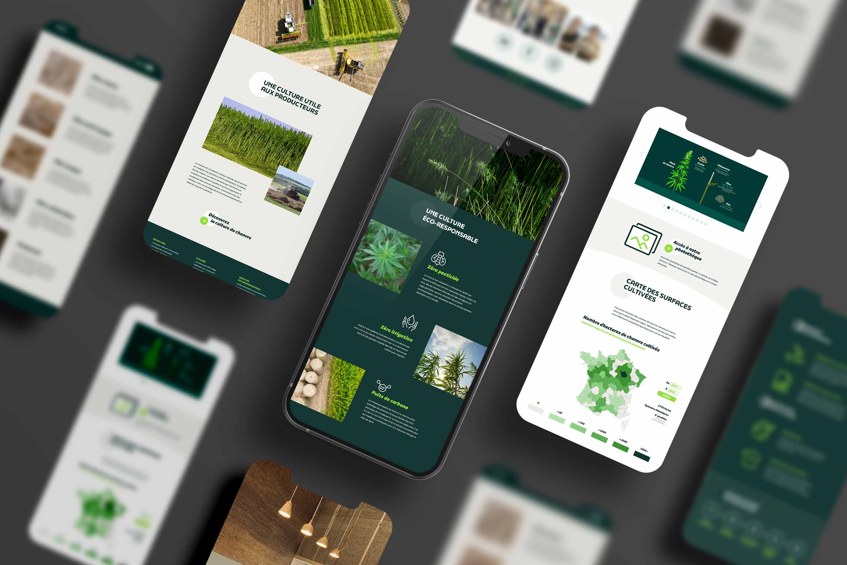 Pages mobiles du site InterChanvre