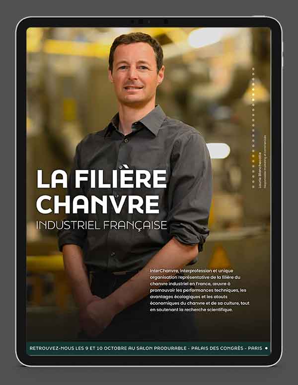 Portrait d'un industriel de la filière chanvre sur le site InterChanvre
