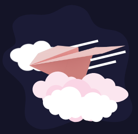 Paper airplane with Spanish leads on it 