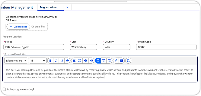 Volunteer Management