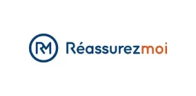 Logo de Reassurez-moi sur fond blanc