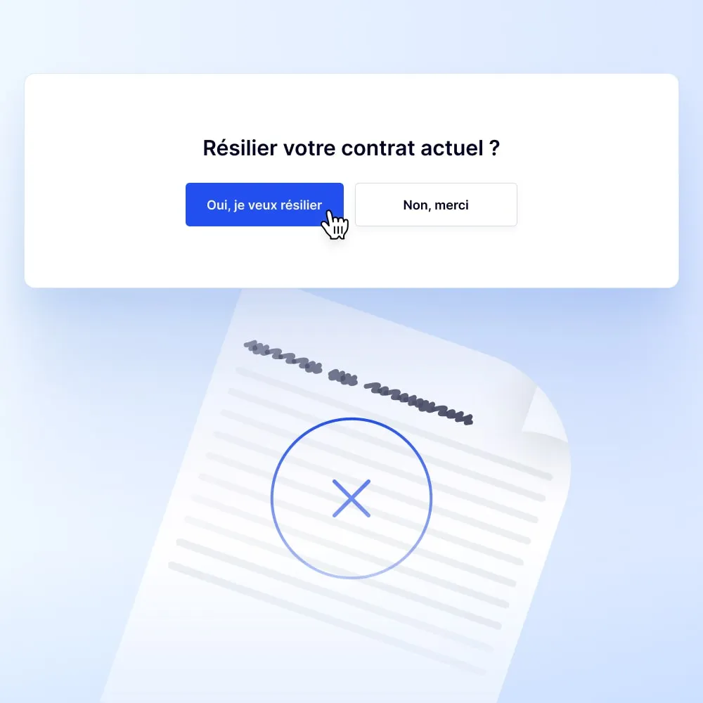 Illustration résiliation mobilité