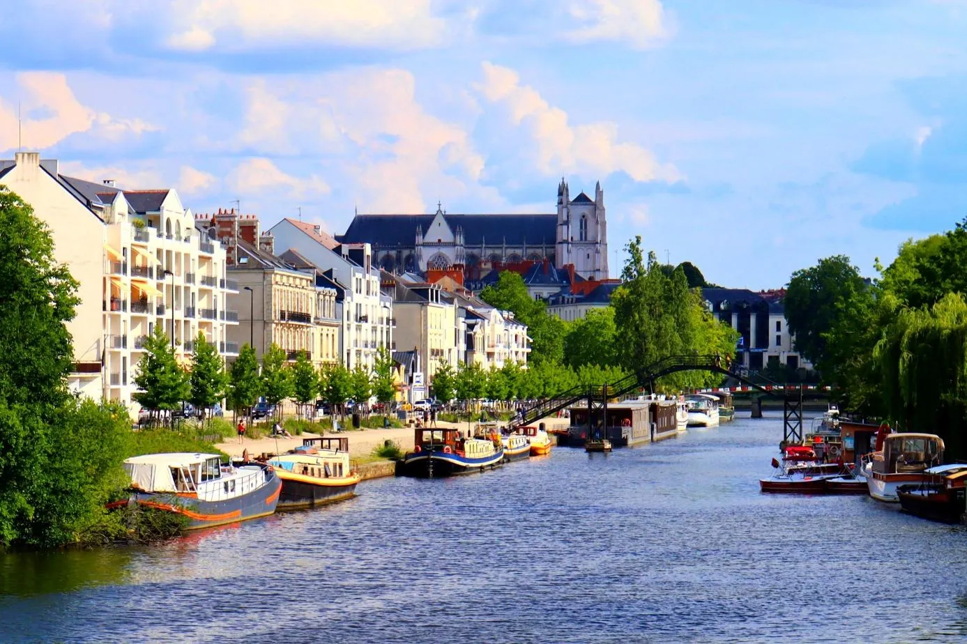 Une photo du quartier de Nantes Erdres. 