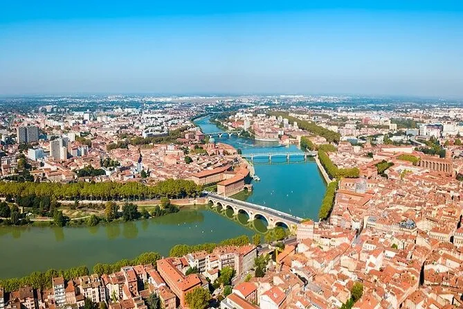 Photo aérienne de la ville de Toulouse 