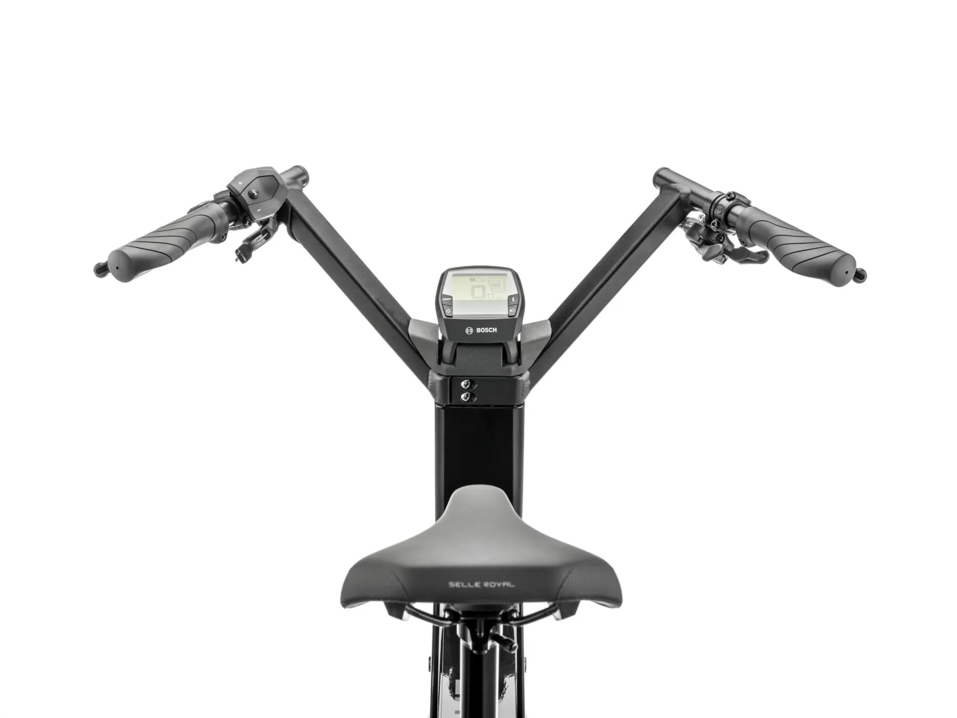 Guidon de vélo électrique gris