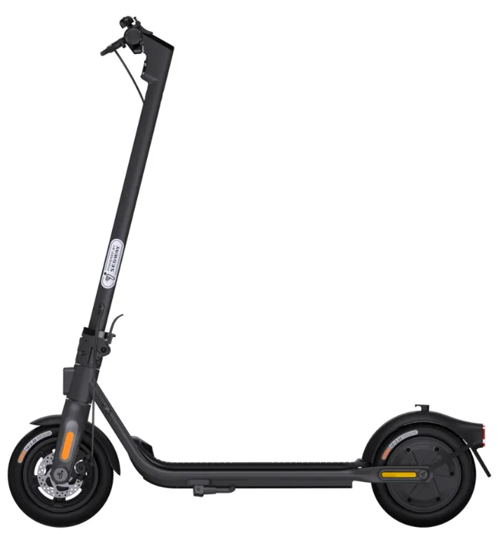 Une trottinette électrique grise