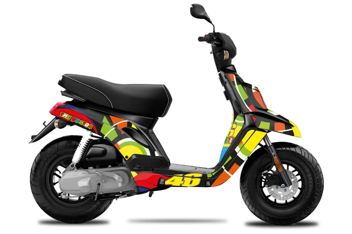 Un scooter MBK booster