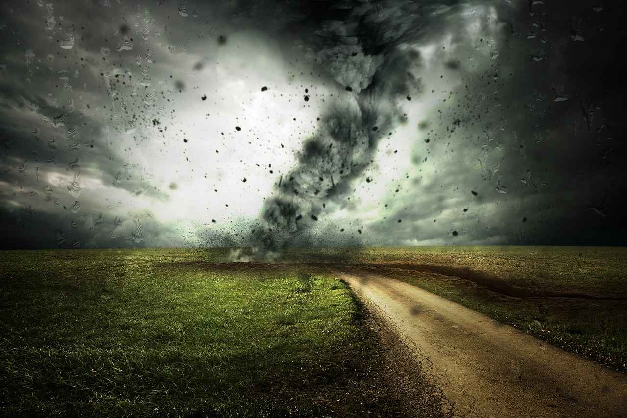 Image d'une tornade ou d'un cyclone
