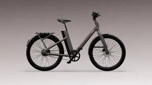 Un vélo électrique Cowboy gris
