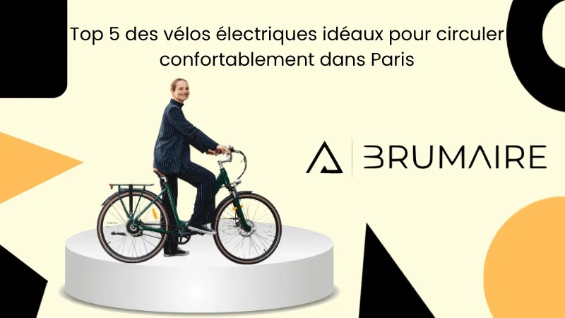 Podium Folio de brumaire avec une fmme sur le vélo