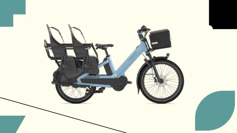 Gazelle Cabby vélo électrique longtail