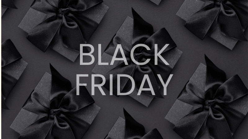 Cadeaux noir et Black Friday