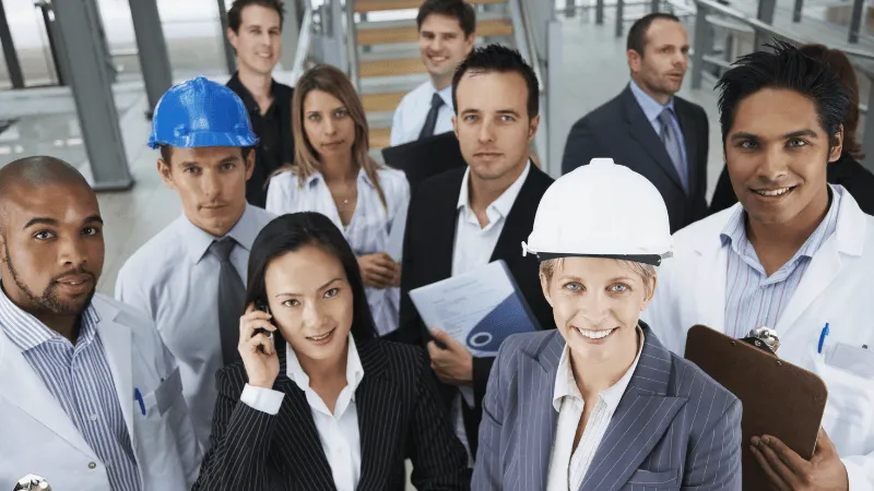 Personnes avec différents métiers