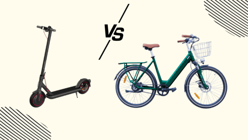 Vélo électrique ou trottinette électrique