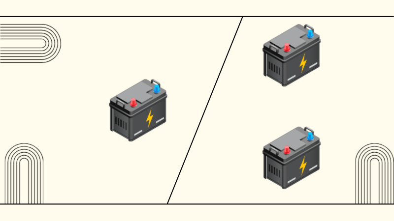 3 batteries de Scooter
