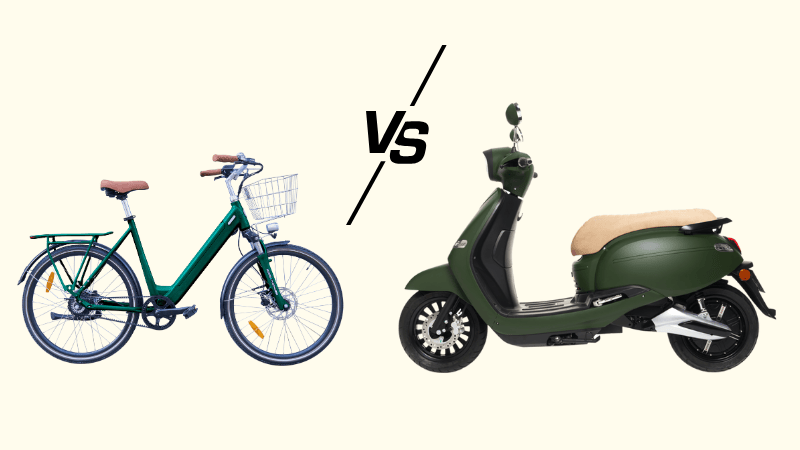 Vélo électrique VS Scooter 