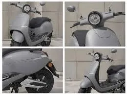 Photo d'un scooter électrique Brulaire sous différentes angles