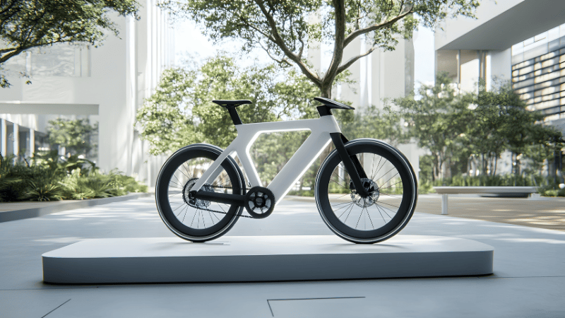 Vélo futuriste 