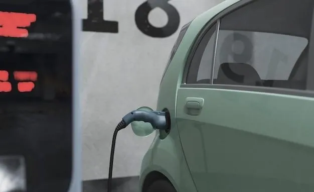 Un véhicule électrique en pleine recharge
