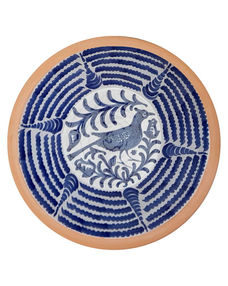 Estornino Traditional Spanish Lebrillo in Blue 