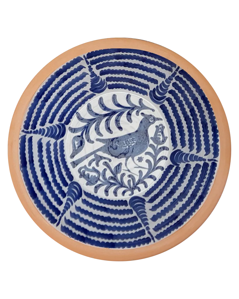 Estornino Traditional Spanish Lebrillo in Blue 