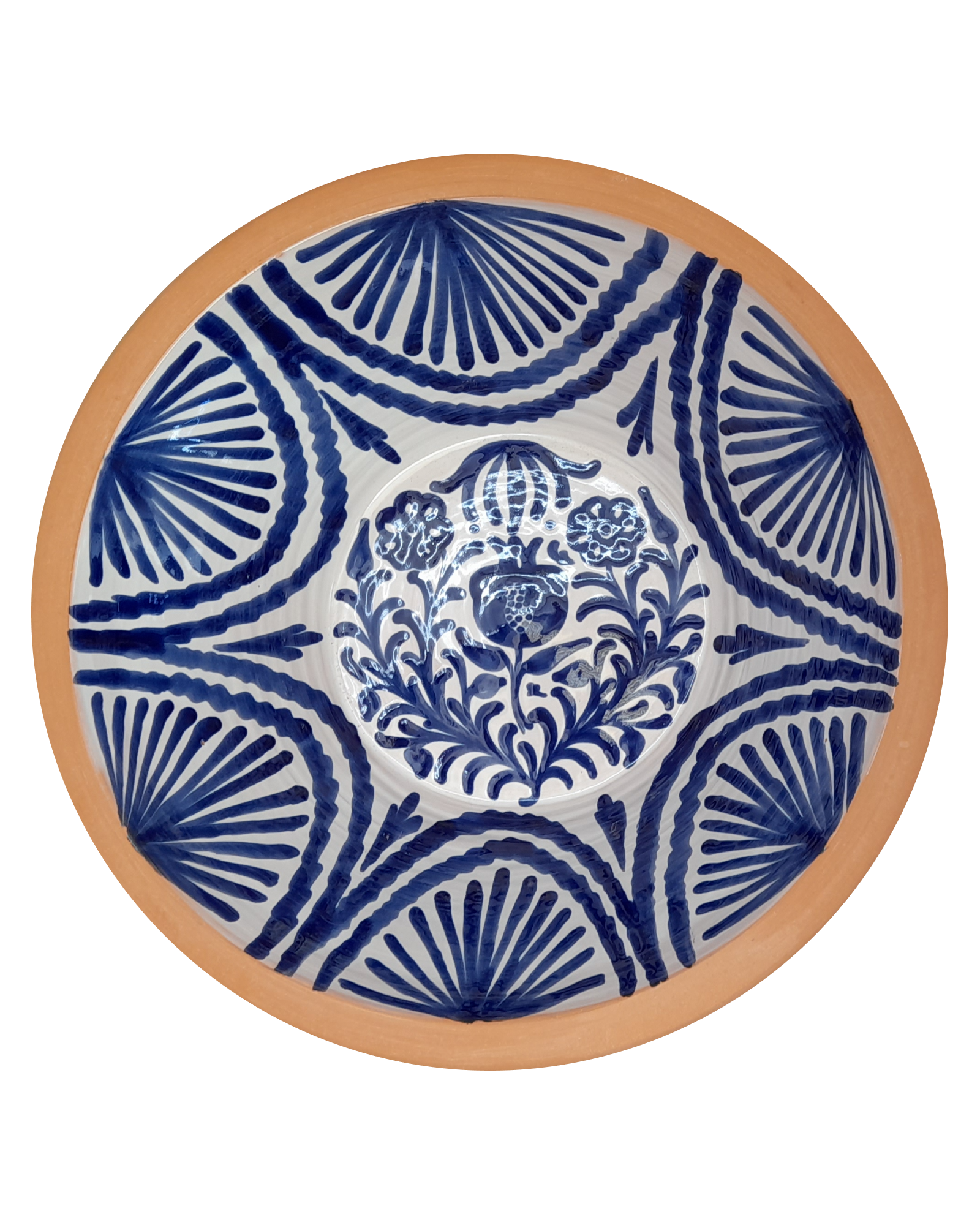 Abanico Traditional Spanish Lebrillo in Blue