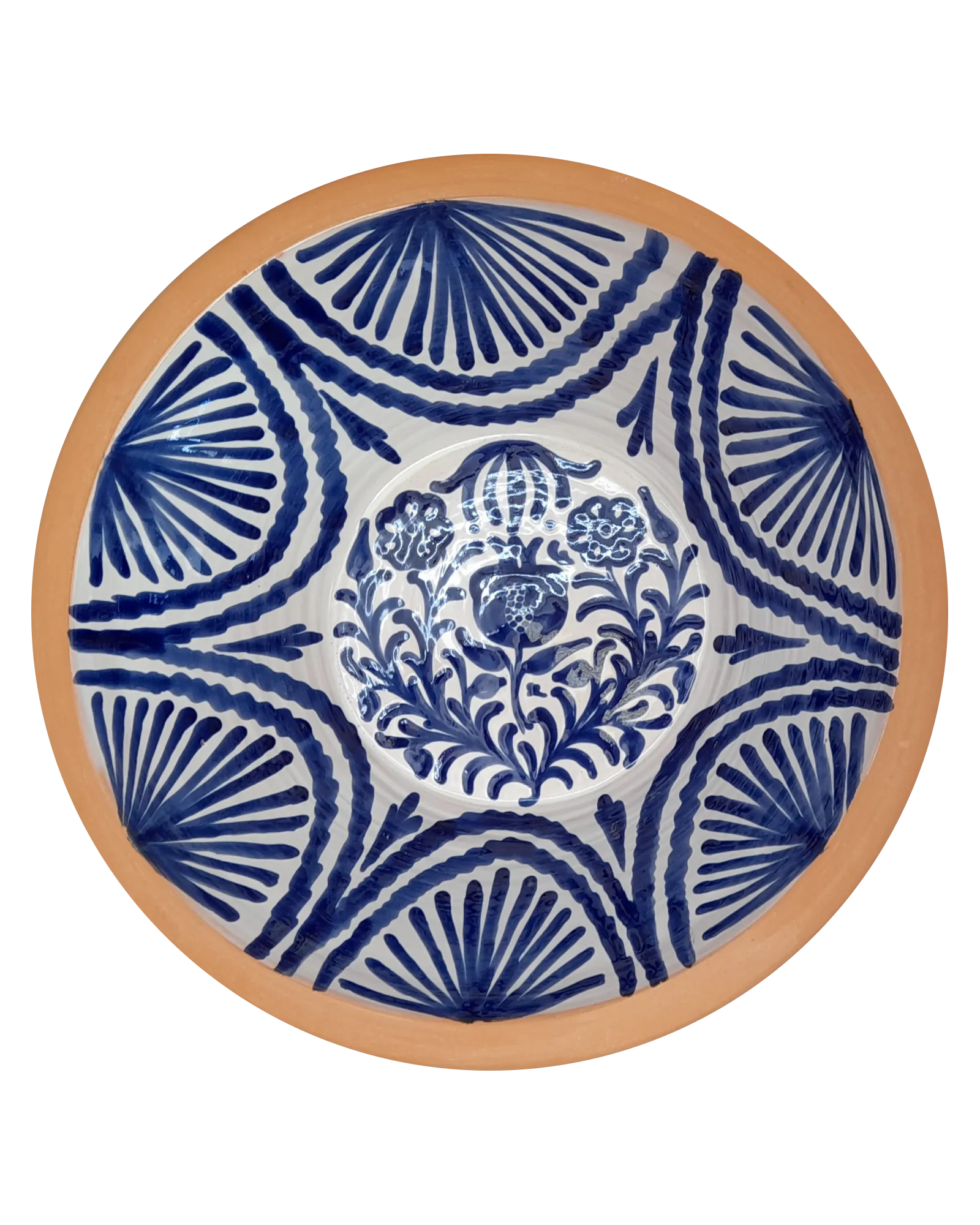 Granadilla Traditional Spanish Lebrillo in Blue