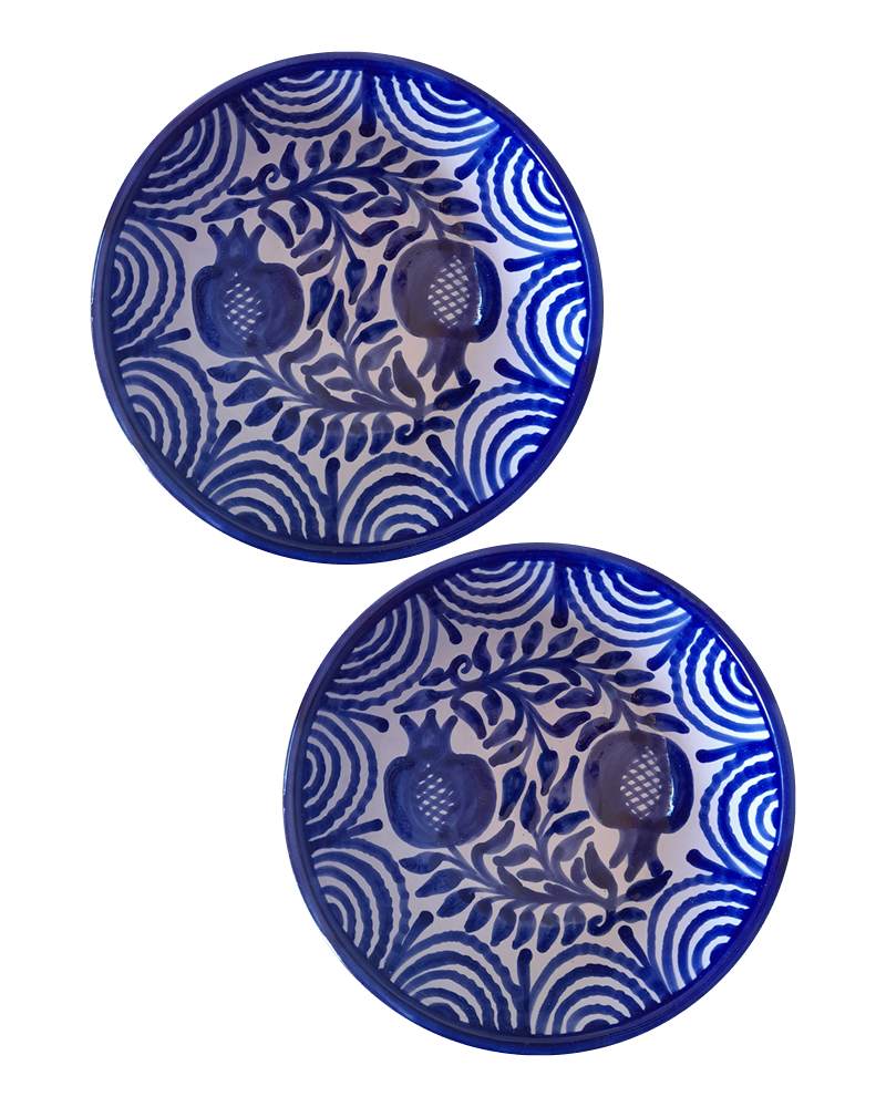 Gemelas Fajalauza Bowl in Blue - Set of 4 