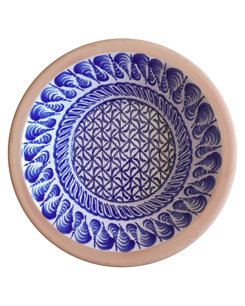 Arabica Traditional Spanish Lebrillo in Blue